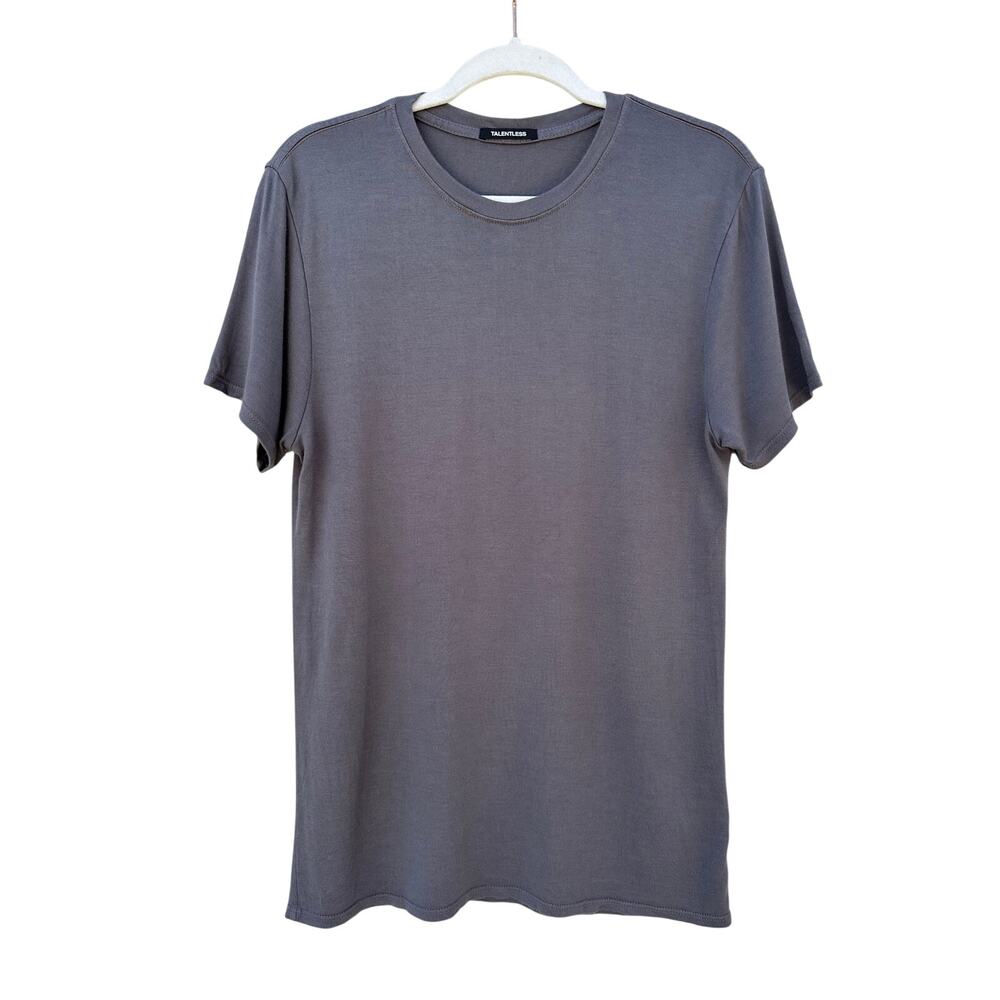 Talentless T-Shirt Grey 100% Modal Men's Size Medium